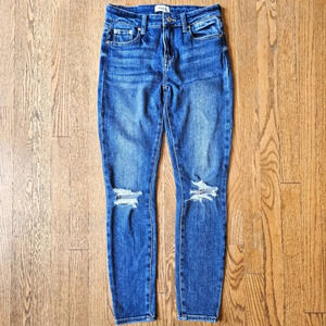 Pistola Distressed Ankle Crop Skinny Jeans 26